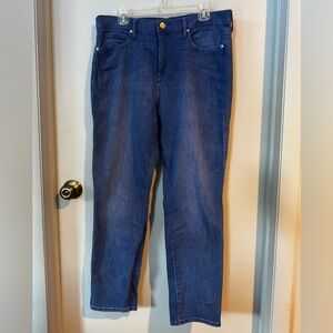 Lilly Pulitzer Ankle Jeans Sz 16